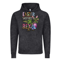Vintage Black Easter Saurus Rex Vintage Hoodie - OliviaCreatesArt