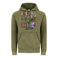 Vintage Olive Easter Saurus Rex Vintage Hoodie - OliviaCreatesArt