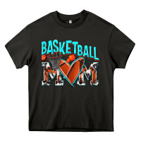 Asphalt Basketball Mom Heavy Core Tee - NancyCooperArtShop