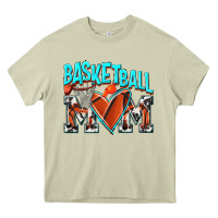 Mossy Basketball Mom Heavy Core Tee - NancyCooperArtShop