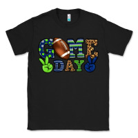 Black Game day green and blue team color Classic Tee - HowdyJamesFarm