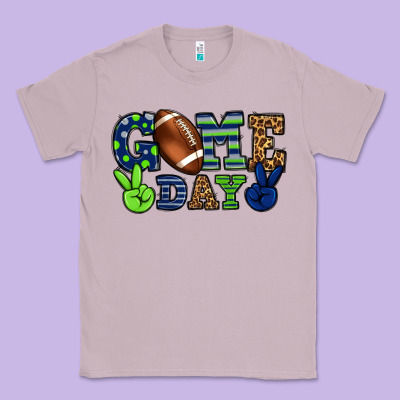 Game Day Green And Blue Team Color Classic Tee Designed By Howdyjamesfarm