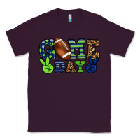 Plum Game day green and blue team color Classic Tee - HowdyJamesFarm