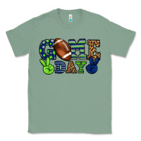 Sage Game day green and blue team color Classic Tee - HowdyJamesFarm