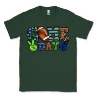 Sports Green Game day green and blue team color Classic Tee - HowdyJamesFarm