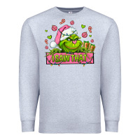 Heather Grey christmas characters  i+saw+that+ Premium Sweatshirt - AdoDesignShop