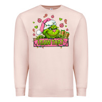 Pale Pink christmas characters  i+saw+that+ Premium Sweatshirt - AdoDesignShop