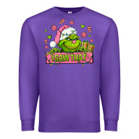 Purple christmas characters  i+saw+that+ Premium Sweatshirt - AdoDesignShop