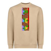 Mushroom St. Patrick's Day Western Shamrock Leopard Rainbow Heavyweight Sweatshirt - Artiststas