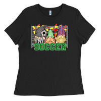 Black soccer gnomies Ladies Tee - HowdyJamesFarm