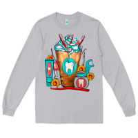 Moon Dust Dentist Cold Drink Frappe Long Sleeve Tee - FaDigitalArtStudio
