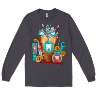 Smoke Dentist Cold Drink Frappe Long Sleeve Tee - FaDigitalArtStudio