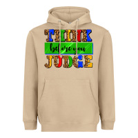 Mushroom think before you judge Heavyweight Hoodie - AdoDesignShop