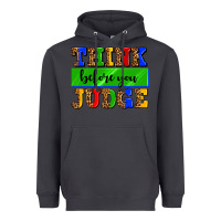 Smoke think before you judge Heavyweight Hoodie - AdoDesignShop