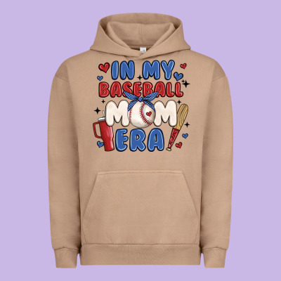 In My Baseball Mom Era Urban Hoodie Designed By Jahusdesignshop