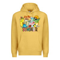 Antique Gold hello summer drink Premium Hoodie - CowhideDigitalArt