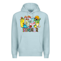 Blue Mist hello summer drink Premium Hoodie - CowhideDigitalArt