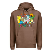 Chestnut hello summer drink Premium Hoodie - CowhideDigitalArt