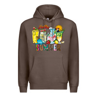Coffee hello summer drink Premium Hoodie - CowhideDigitalArt