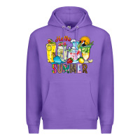 Purple hello summer drink Premium Hoodie - CowhideDigitalArt