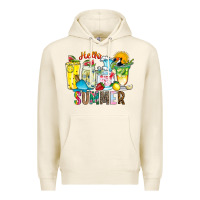 Tofu hello summer drink Premium Hoodie - CowhideDigitalArt