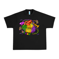 Black mardi gras lips olivia Urban Heavy Tee - OliviaCreatesArt