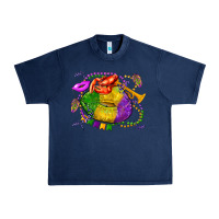 Navy mardi gras lips olivia Urban Heavy Tee - OliviaCreatesArt