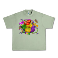 Oil Green mardi gras lips olivia Urban Heavy Tee - OliviaCreatesArt