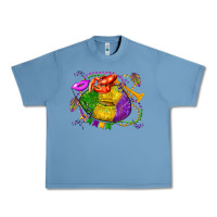 Pebble Blue mardi gras lips olivia Urban Heavy Tee - OliviaCreatesArt