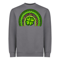 Storm St. Patrick's Day Shamrock Rainbow Heavyweight Sweatshirt - Artiststas