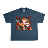 Midnight Navy take me out to the ball game baseball Urban Heavy Tee - Jasminsmagicworld
