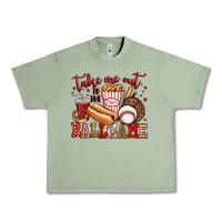 Oil Green take me out to the ball game baseball Urban Heavy Tee - Jasminsmagicworld
