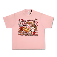 Take Me Out To The Ball Game Baseball Urban Heavy Tee | Teevron