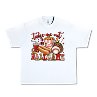 White take me out to the ball game baseball Urban Heavy Tee - Jasminsmagicworld