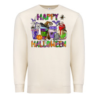Sandshell happy halloween coffee cups Premium Sweatshirt - AdoDesignShop