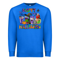 True Royal happy halloween coffee cups Premium Sweatshirt - AdoDesignShop