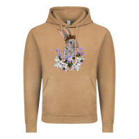 Vintage Camel Easter Day Flowers bunny Vintage Hoodie - OliviaCreatesArt