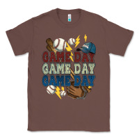 Chestnut Game Day lightning bolt Baseball Classic Tee - HowdyJamesFarm