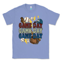 Colony Blue Game Day lightning bolt Baseball Classic Tee - HowdyJamesFarm