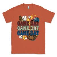 Copper Game Day lightning bolt Baseball Classic Tee - HowdyJamesFarm