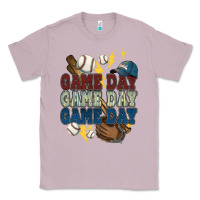 Lilac Game Day lightning bolt Baseball Classic Tee - HowdyJamesFarm