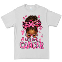 Dove Grey lets beat cancer afro messy bun Premium Tee - texasbilliewilder