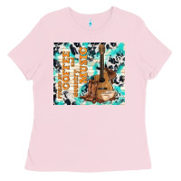 Bubblegum Pink fueled by coffee and country music Ladies Tee - TumblerDesignByShophia