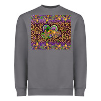 Storm mardi gras fleur de lis hearts leopard glitter Heavyweight Sweatshirt - Artiststas