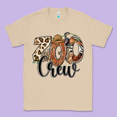 Zoo Crew Safari Animals Classic Tee Designed By Ranaportraitstore
