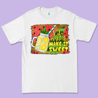 Life Is Short Make It Sweet Premium Tee Designed By Jasminsmagicworld