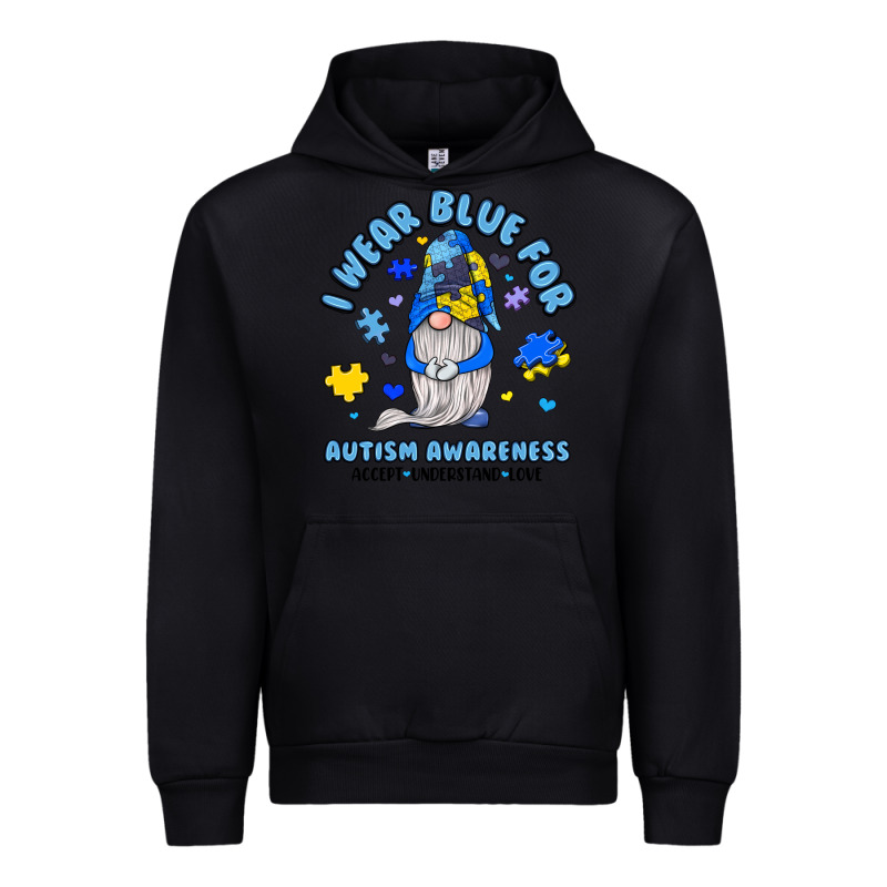 I Wear Blue For Autism Awareness Urban Hoodie by JahusDesignShop | Teevron