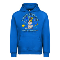 Cobalt i wear blue for autism awareness Urban Hoodie - JahusDesignShop