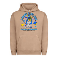 Pigment Burro i wear blue for autism awareness Urban Hoodie - JahusDesignShop