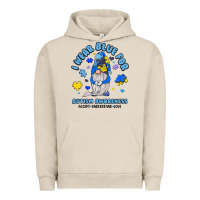 Pigment French Oak i wear blue for autism awareness Urban Hoodie - JahusDesignShop